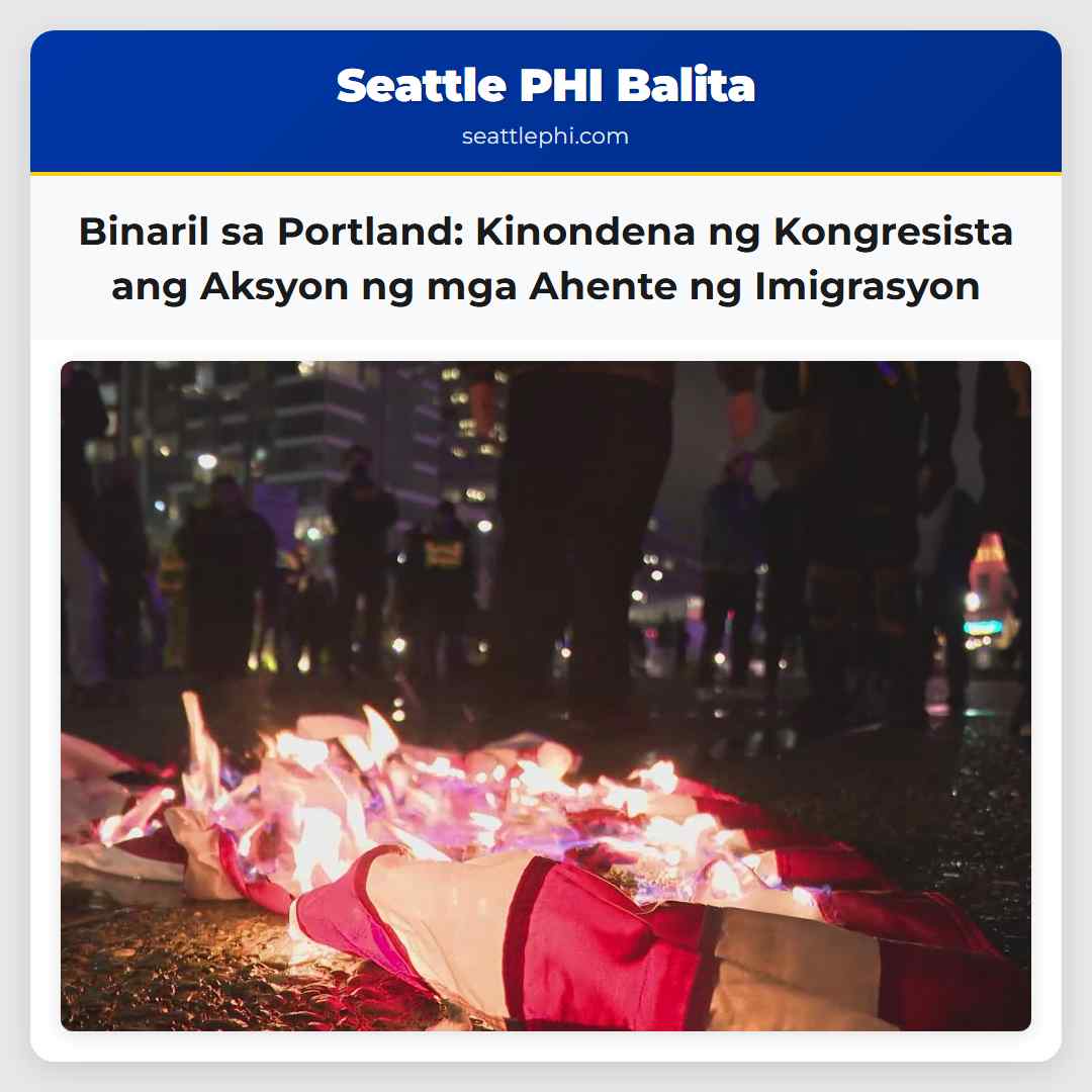 Binaril sa Portland: Kinondena ng Kongresista ang