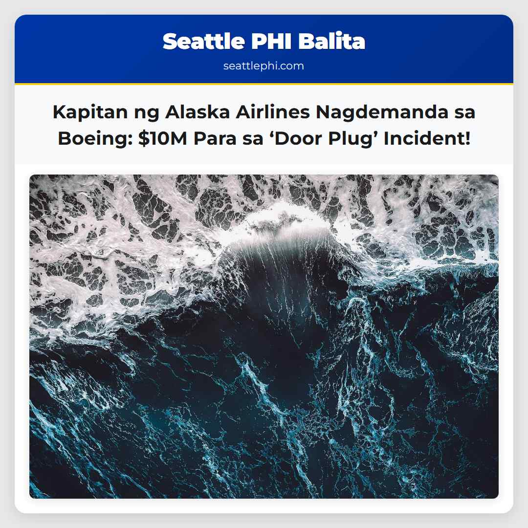 Kapitan ng Alaska Airlines Nagdemanda sa Boeing: