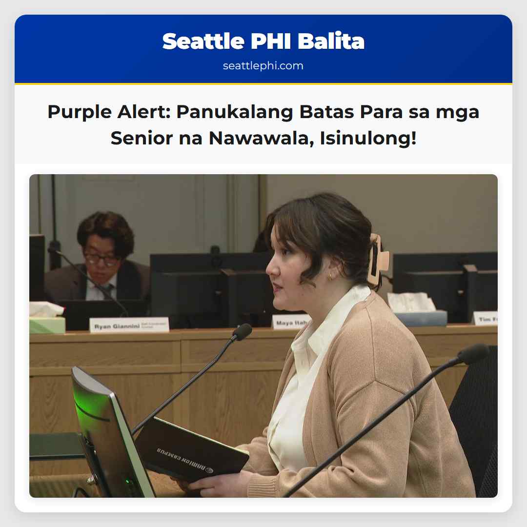 Purple Alert: Panukalang Batas Para sa mga Senior