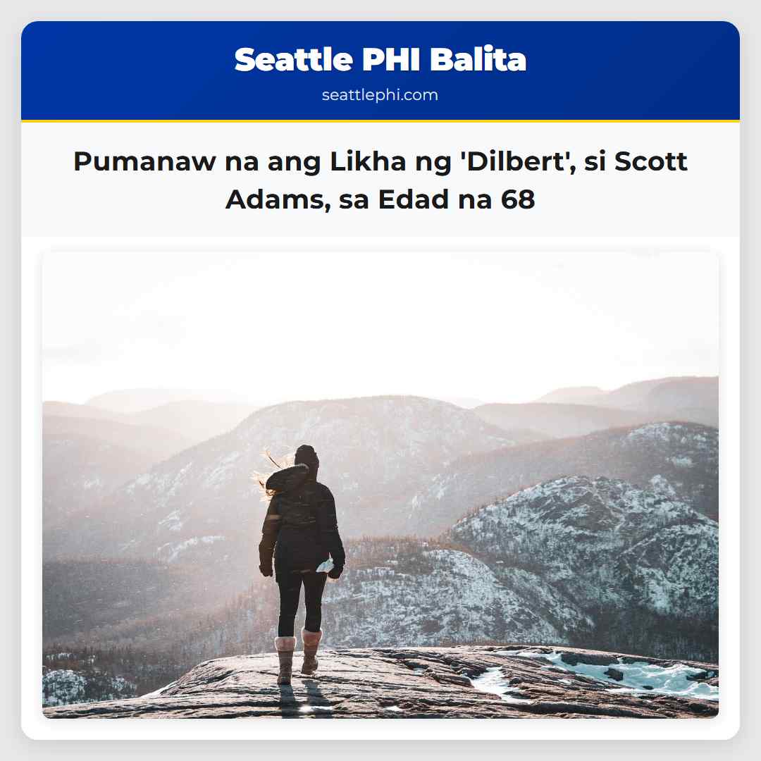 Pumanaw na ang Likha ng 'Dilbert', si Scott