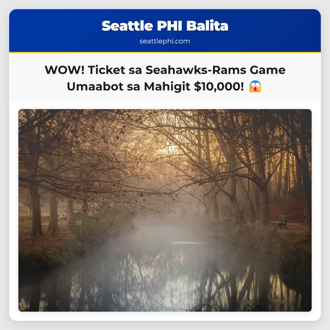Napakataas ng Presyo ng Ticket para sa Seahawks-Rams NFC Championship Game Umaabot sa Mahigit $10000
