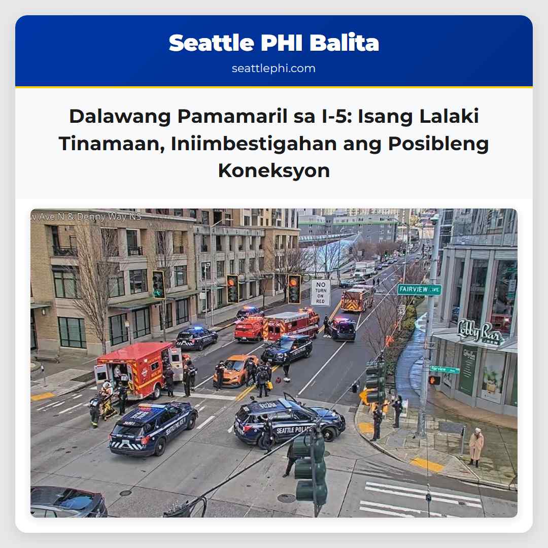 Dalawang Pamamaril sa I-5: Isang Lalaki Tinamaan,