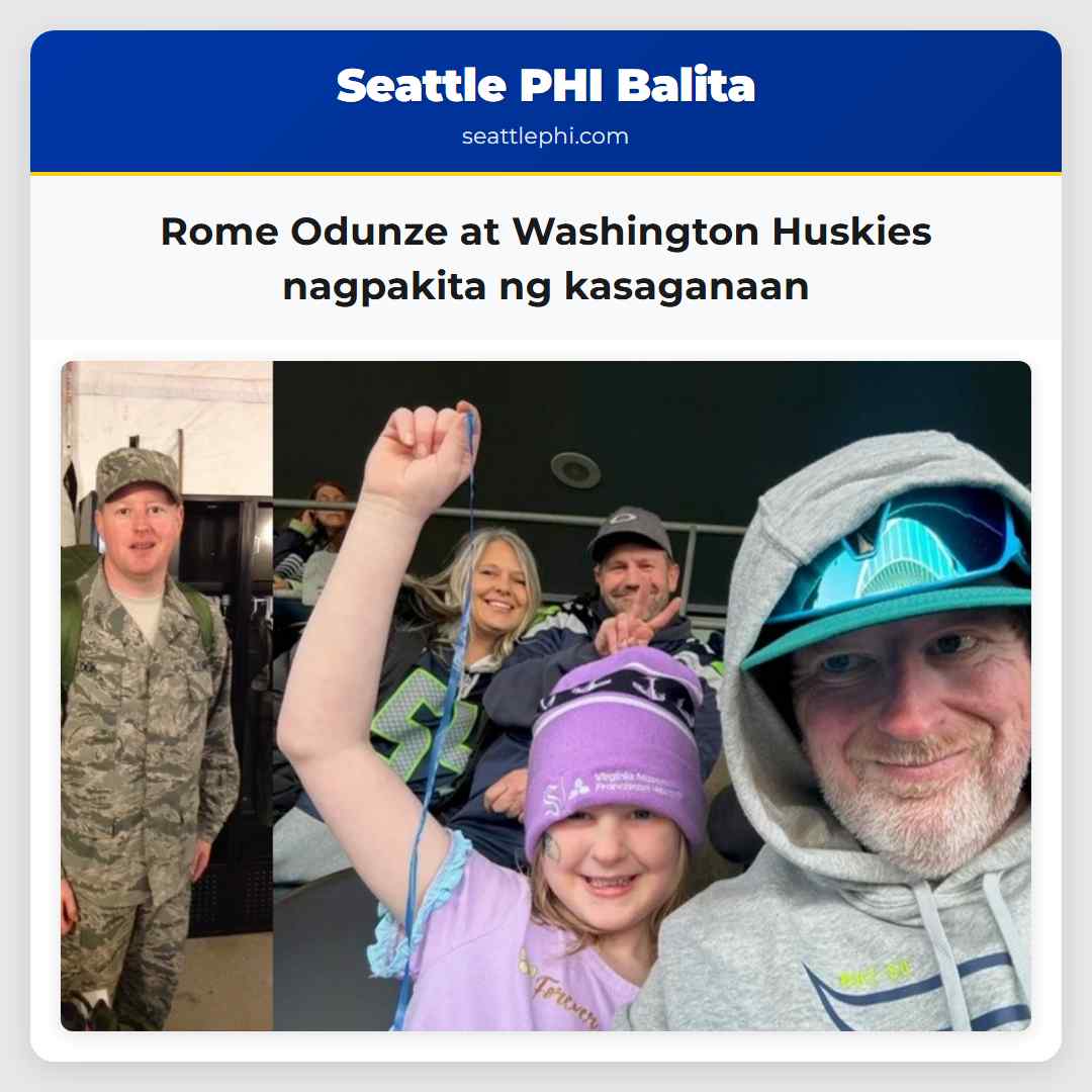 Rome Odunze at Washington Huskies nagpakita ng