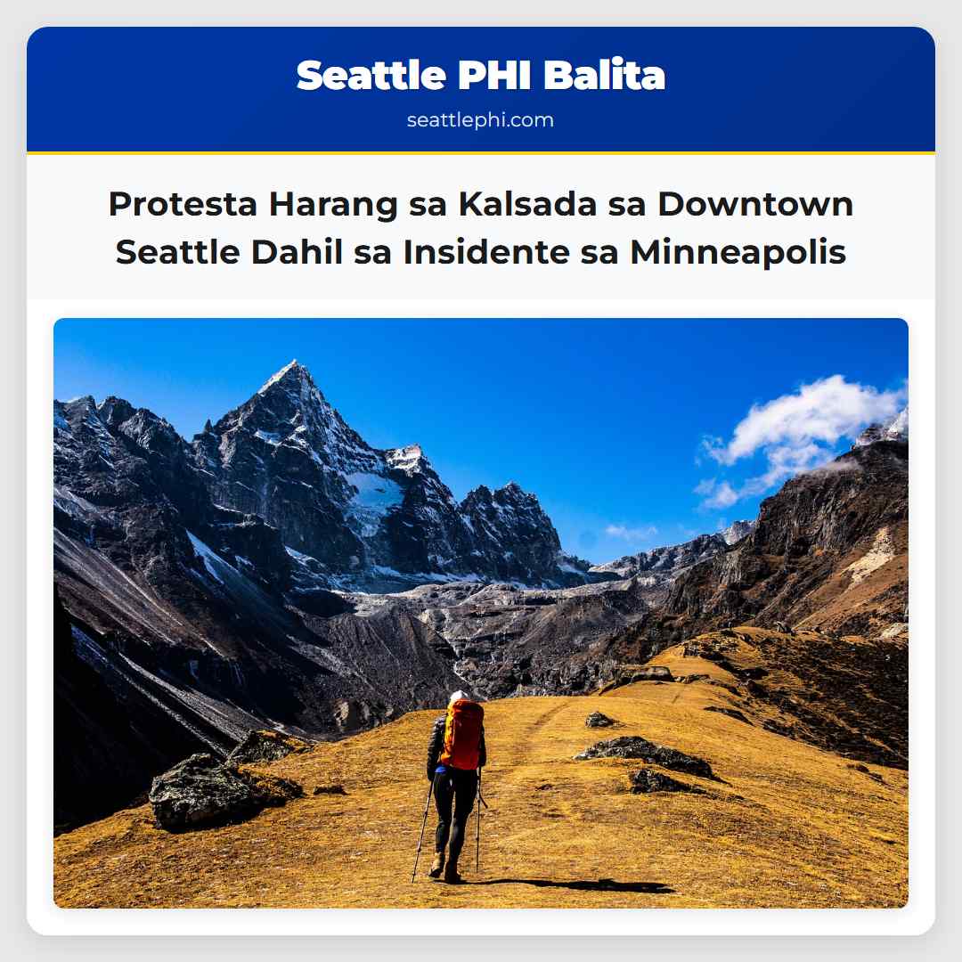 Protesta Harang sa Kalsada sa Downtown Seattle