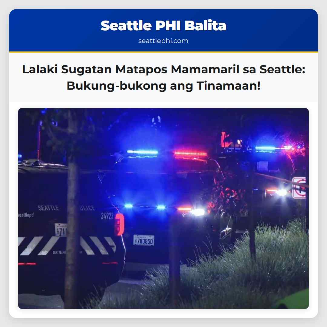 Lalaki Sugatan Matapos Mamamaril sa Seattle: