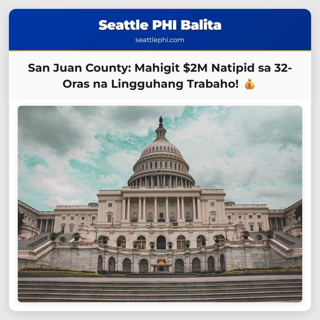 San Juan County: Mahigit $2M Natipid sa 32-Oras