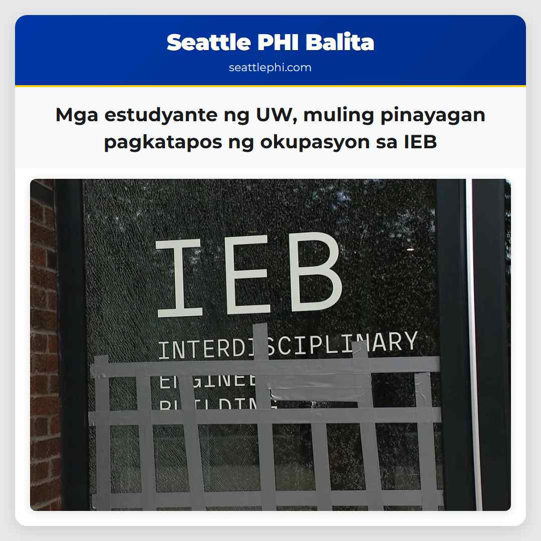 Mga estudyante ng UW, muling pinayagan pagkatapos