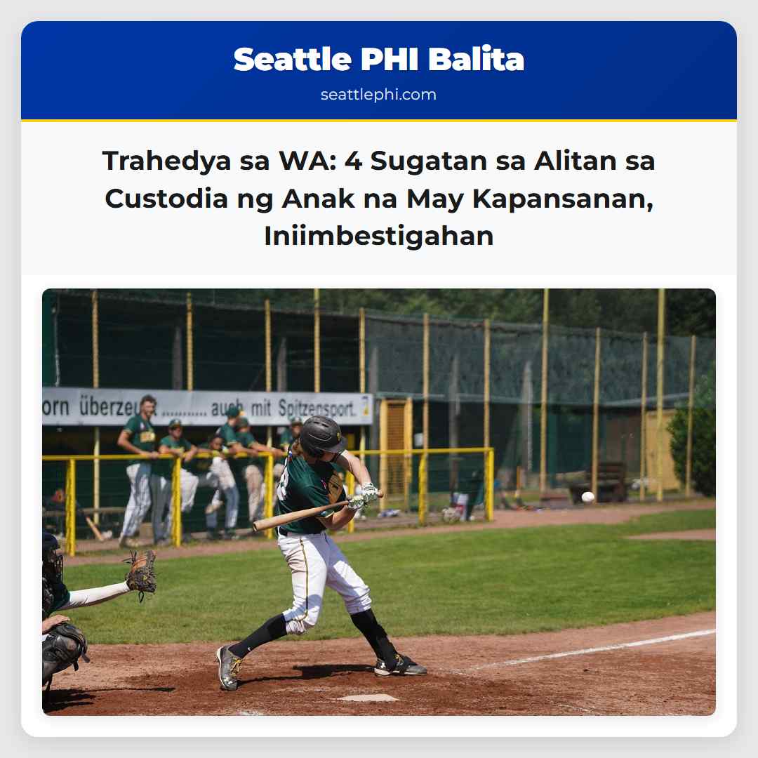 Trahedya sa WA: 4 Sugatan sa Alitan sa Custodia