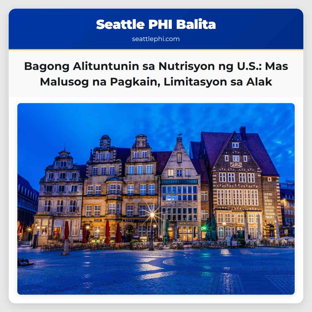 Bagong Alituntunin sa Nutrisyon ng U.S.: Mas