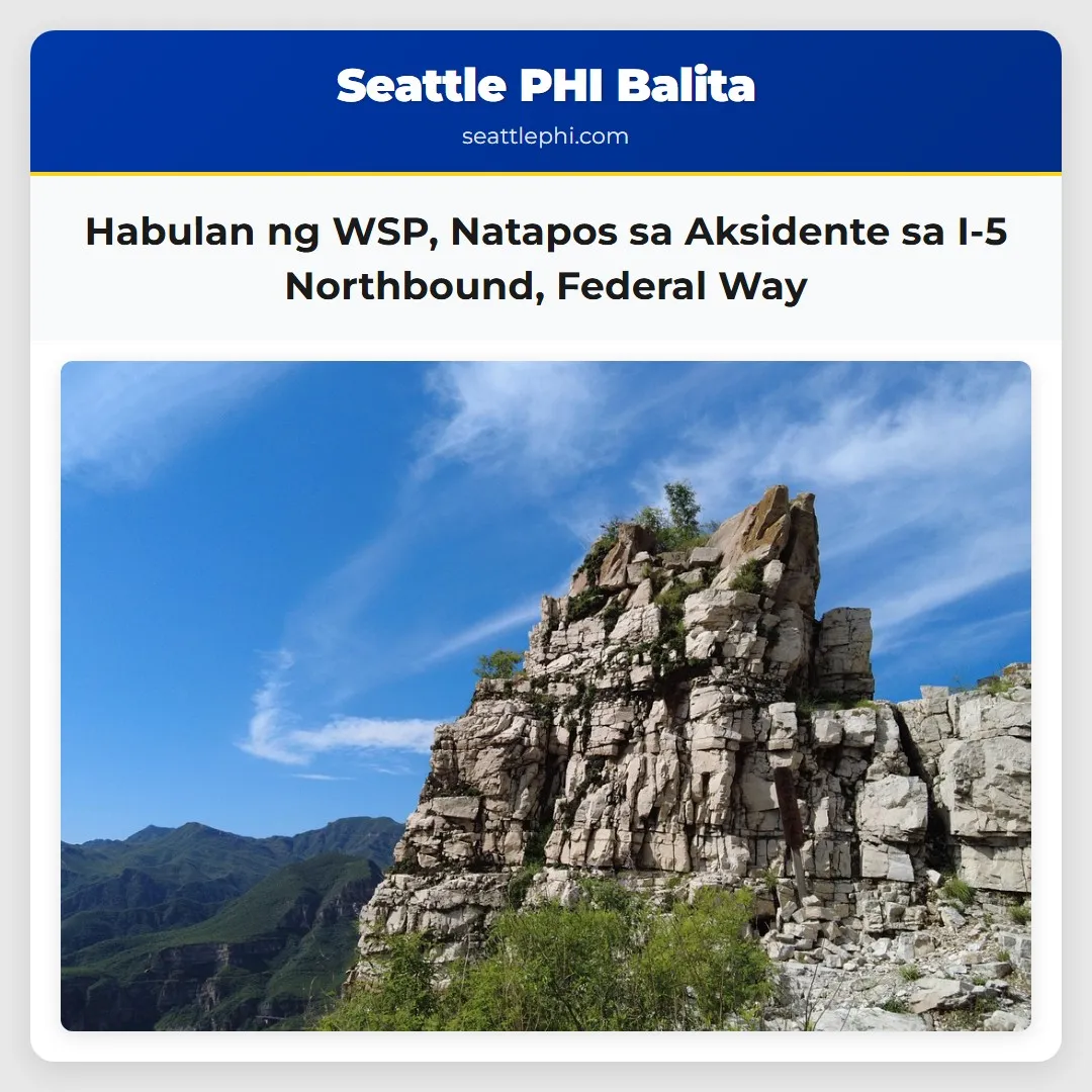 Habulan ng WSP, Natapos sa Aksidente sa I-5