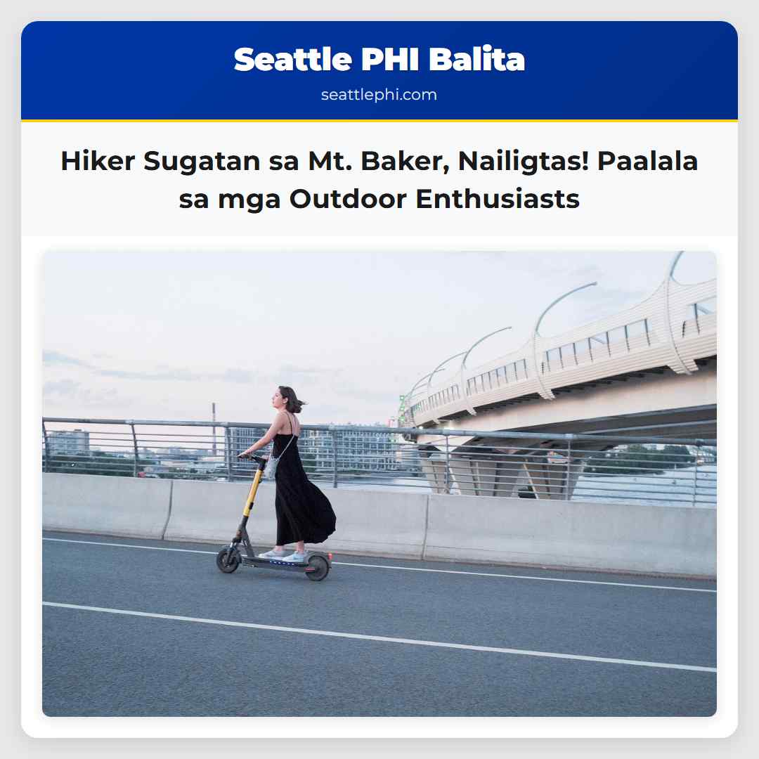 Hiker na Nasugatan sa Mount Baker Nailigtas ng Bellingham Mountain Rescue