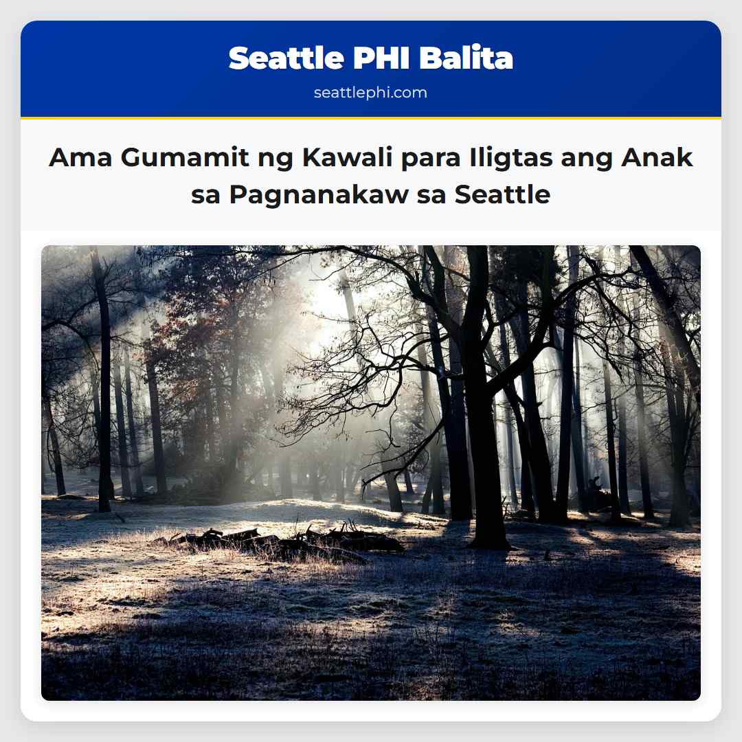 Ama Gumamit ng Kawali para Iligtas ang Anak sa