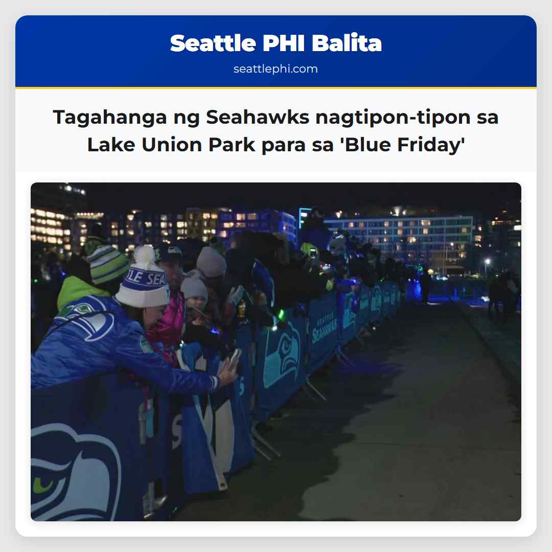 Tagahanga ng Seahawks nagtipon-tipon sa Lake