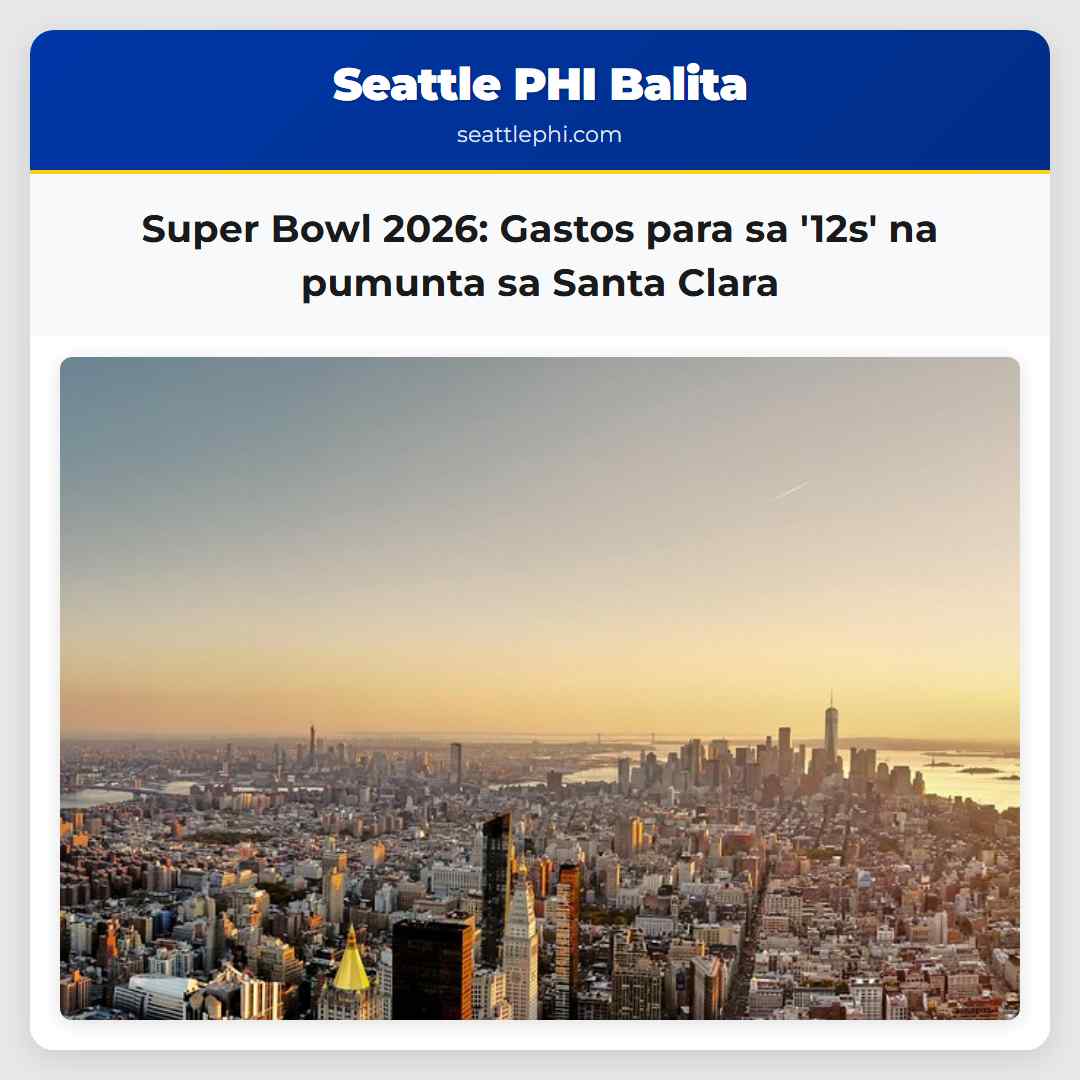 Super Bowl 2026: Gastos para sa '12s' na pumunta