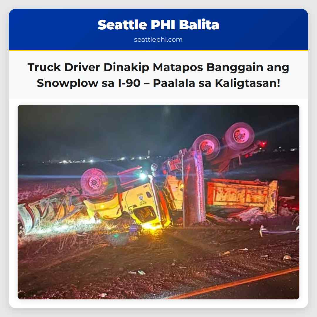 Truck Driver Dinakip Matapos Banggain ang