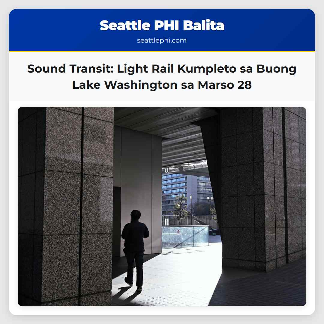 Sound Transit: Light Rail Kumpleto sa Buong Lake