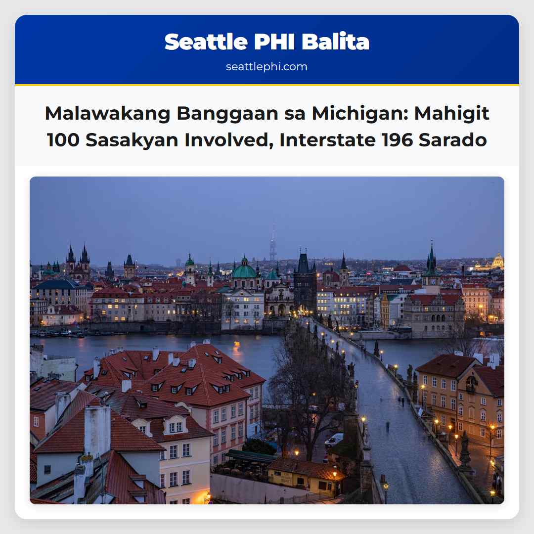Mahigit Isandaang Sasakyan Nagkabangga sa Michigan Interstate 196 Pansamantalang Sarado