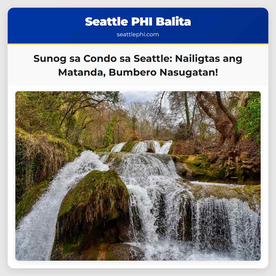 Sunog sa Condo sa Seattle: Nailigtas ang Matanda,