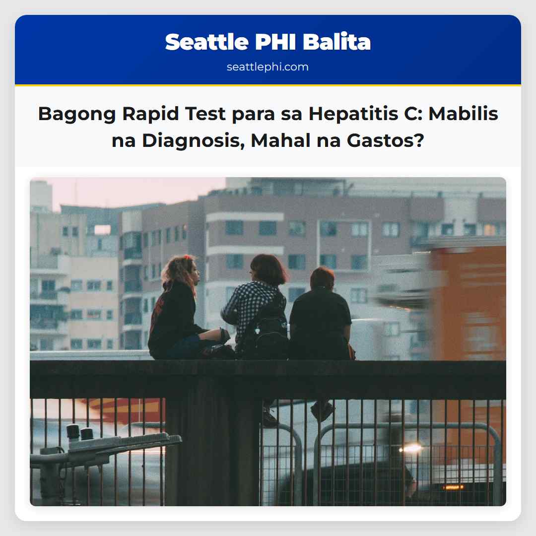 Bagong Rapid Test para sa Hepatitis C: Mabilis na