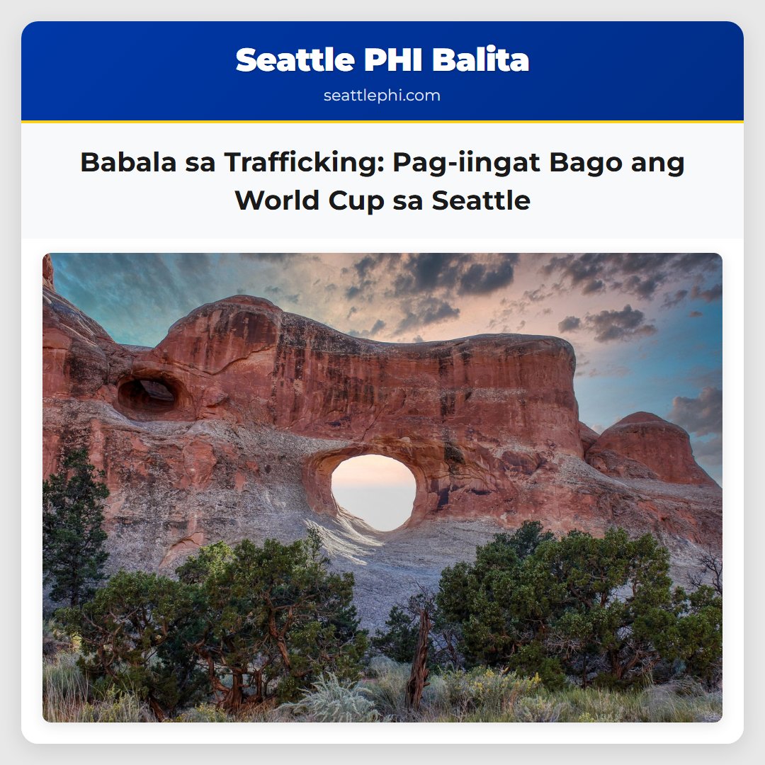 Babala sa Trafficking: Pag-iingat Bago ang World