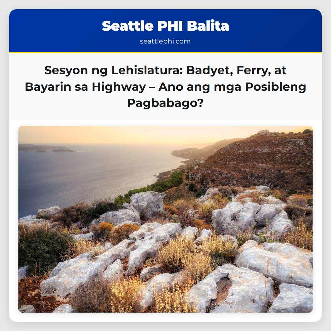 Sesyon ng Lehislatura: Badyet, Ferry, at Bayarin