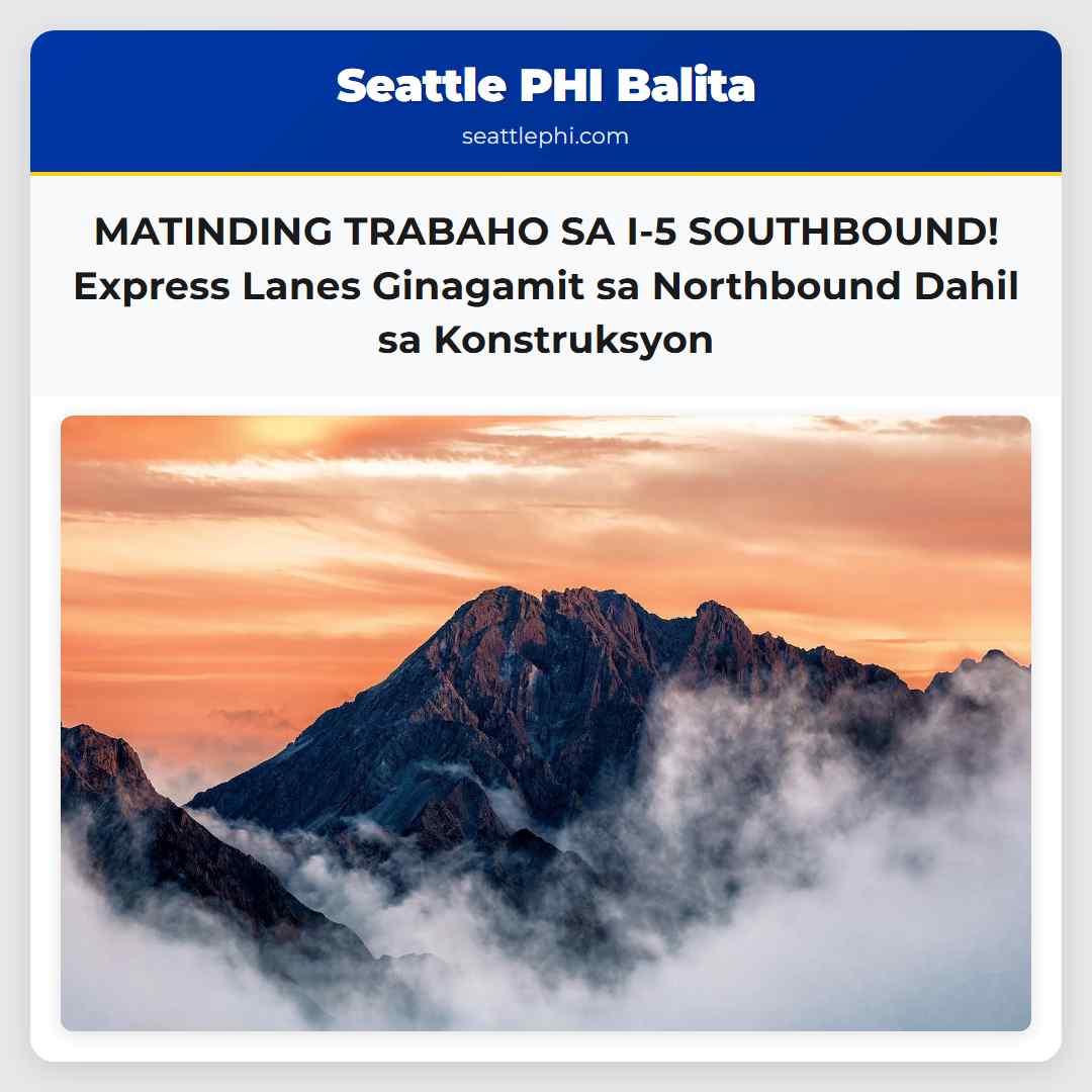 MATINDING TRABAHO SA I-5 SOUTHBOUND! Express
