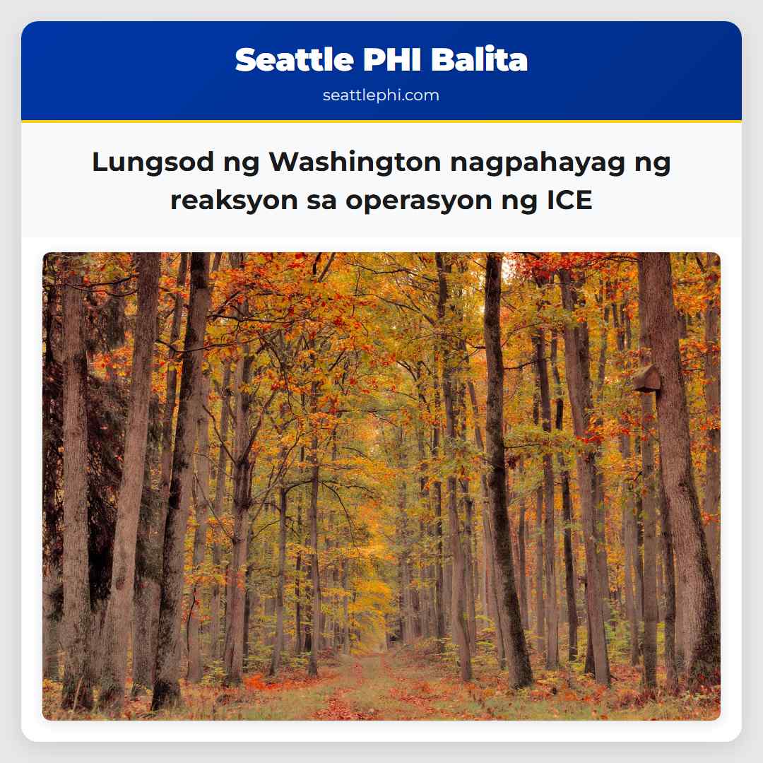 Lungsod ng Washington nagpahayag ng reaksyon sa