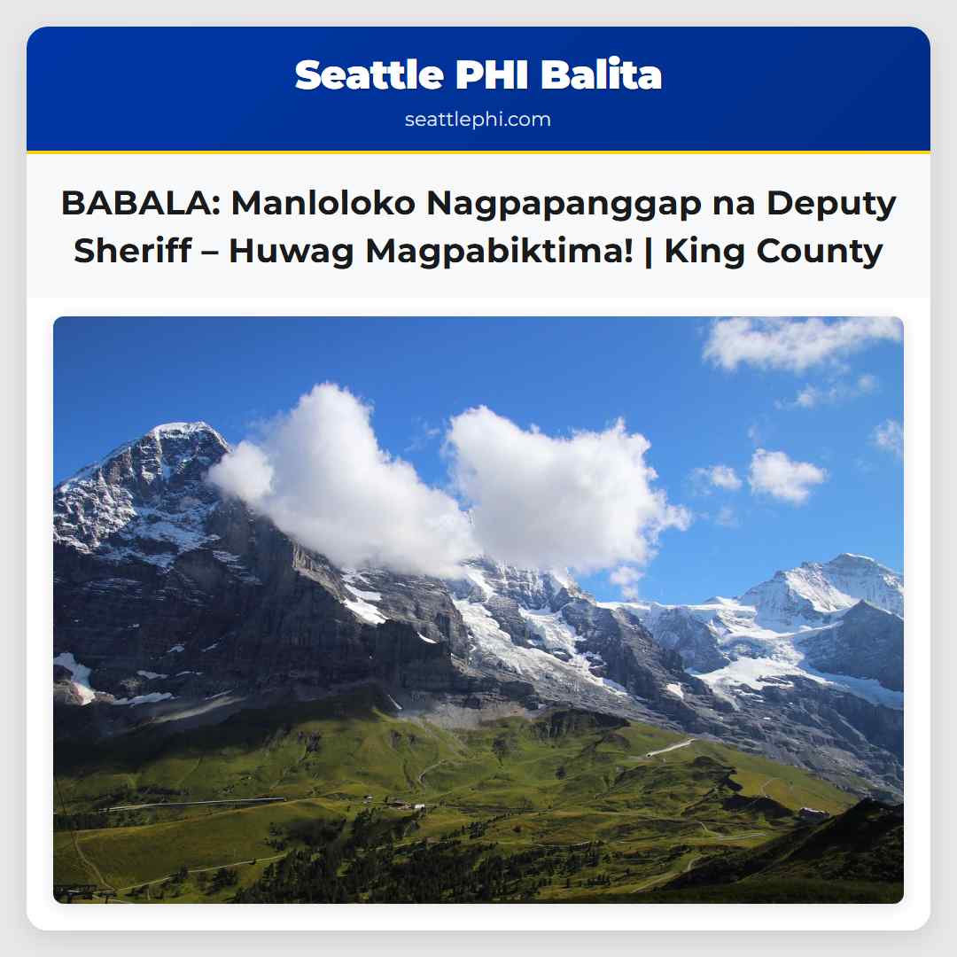 BABALA: Manloloko Nagpapanggap na Deputy Sheriff