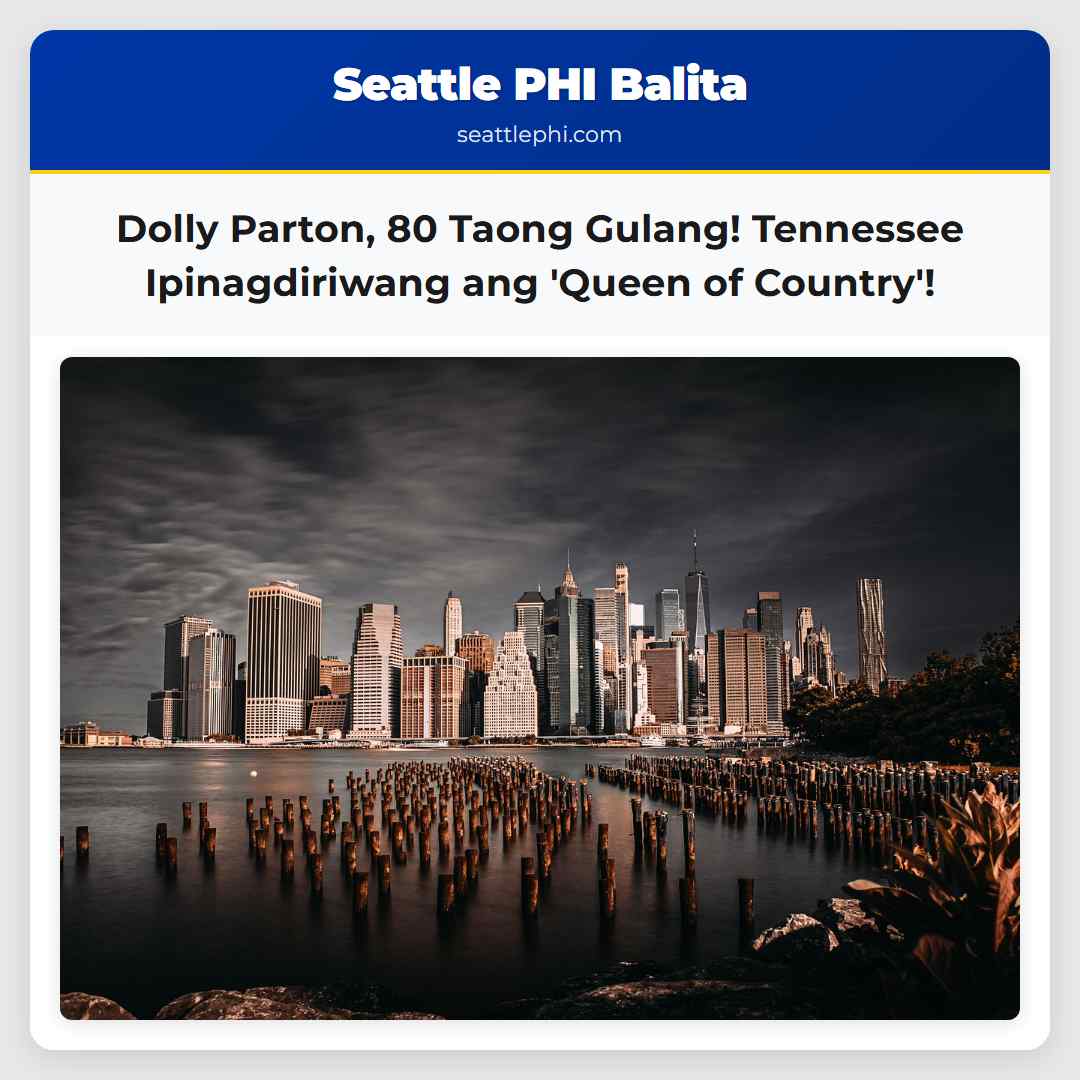 Dolly Parton 80 Taong Gulang Ipinagdiriwang sa Tennessee