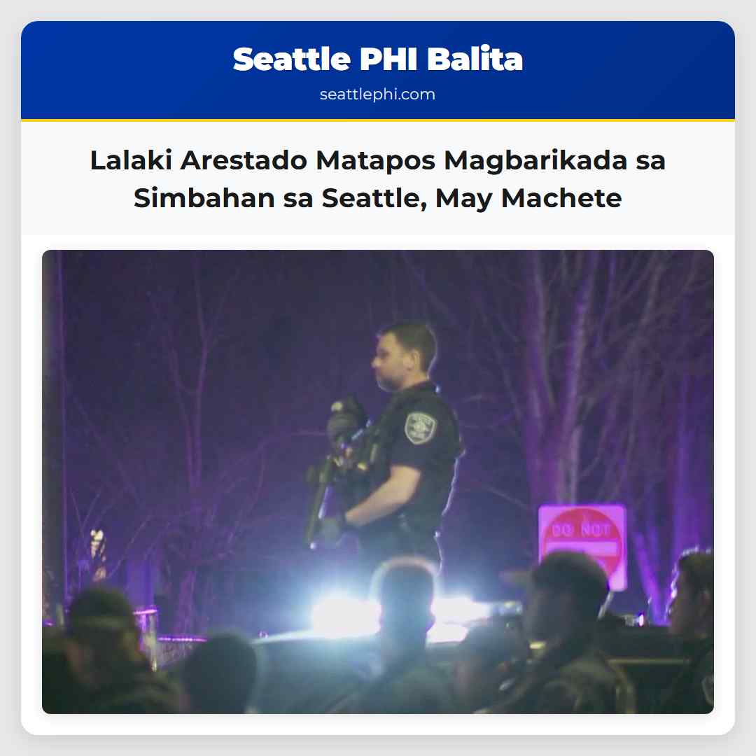 Lalaki Arestado Matapos Magbarikada sa Simbahan