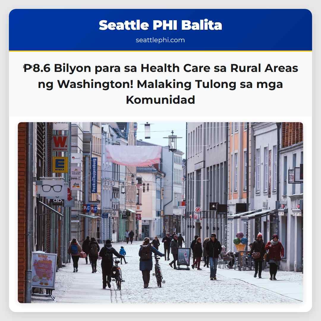 ₱8.6 Bilyon para sa Health Care sa Rural Areas ng