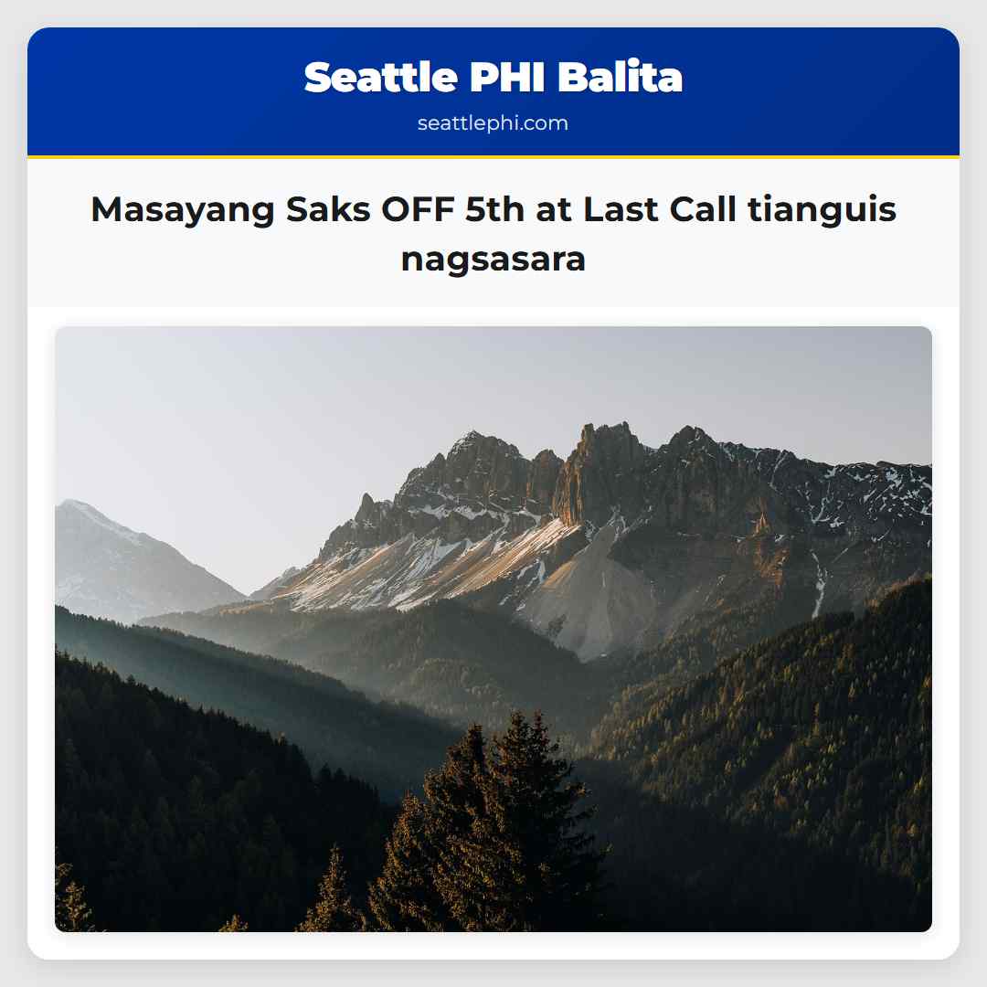 Masayang Saks OFF 5th at Last Call tianguis