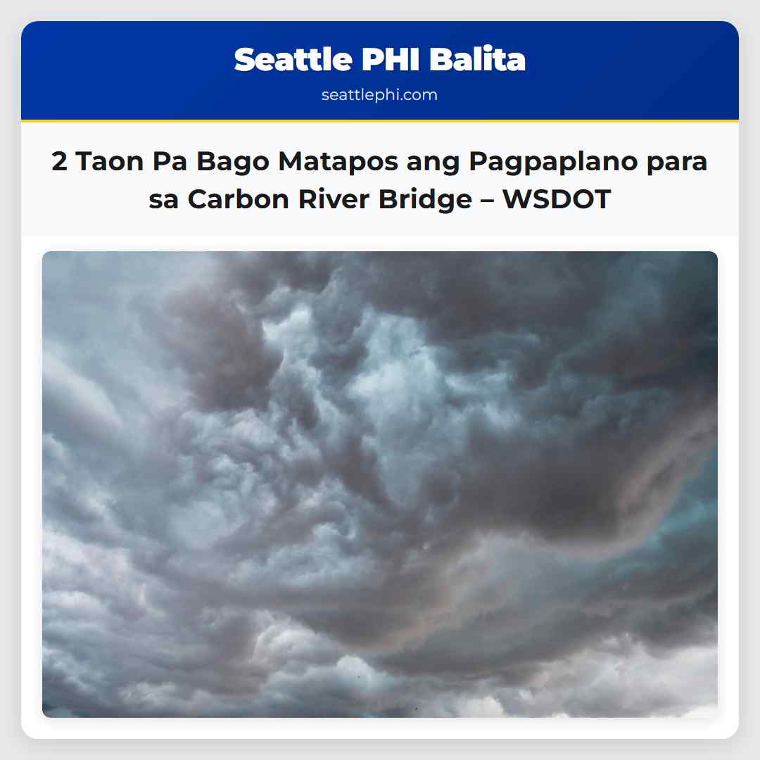 2 Taon Pa Bago Matapos ang Pagpaplano para sa