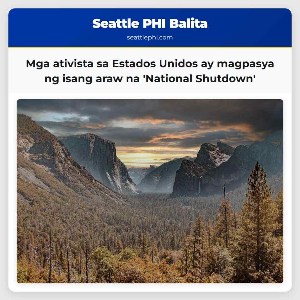 Mga ativista sa Estados Unidos ay magpasya ng