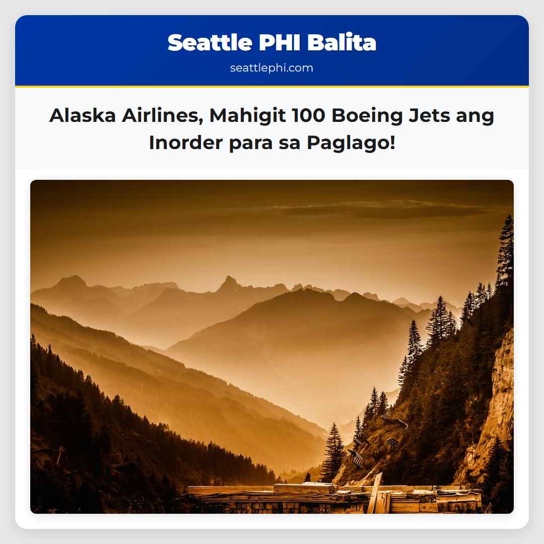 Alaska Airlines, Mahigit 100 Boeing Jets ang