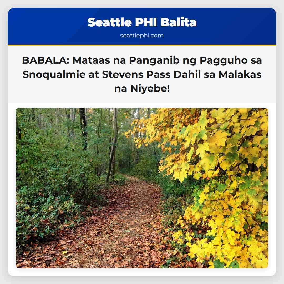 BABALA: Mataas na Panganib ng Pagguho sa