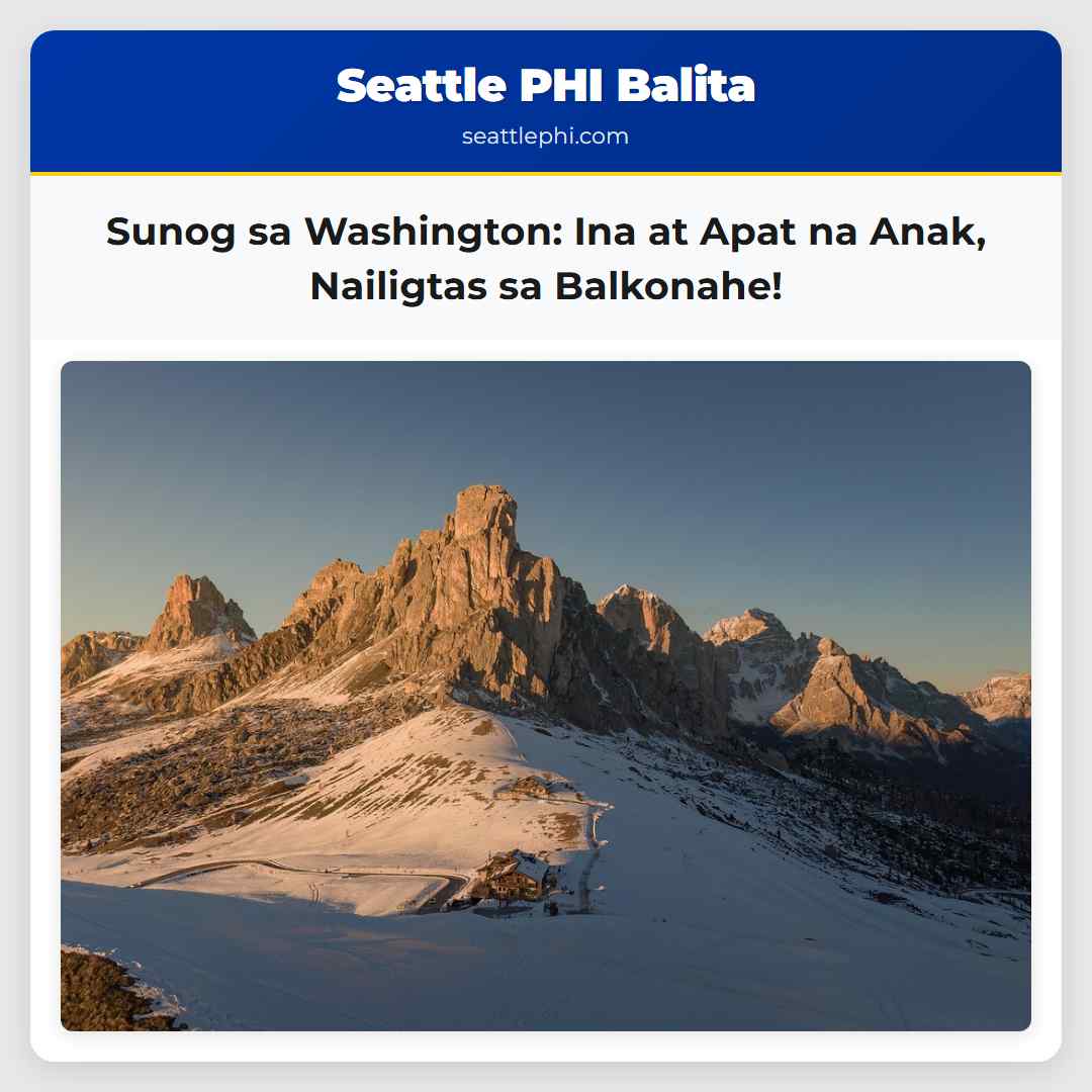 Sunog sa Washington: Ina at Apat na Anak,