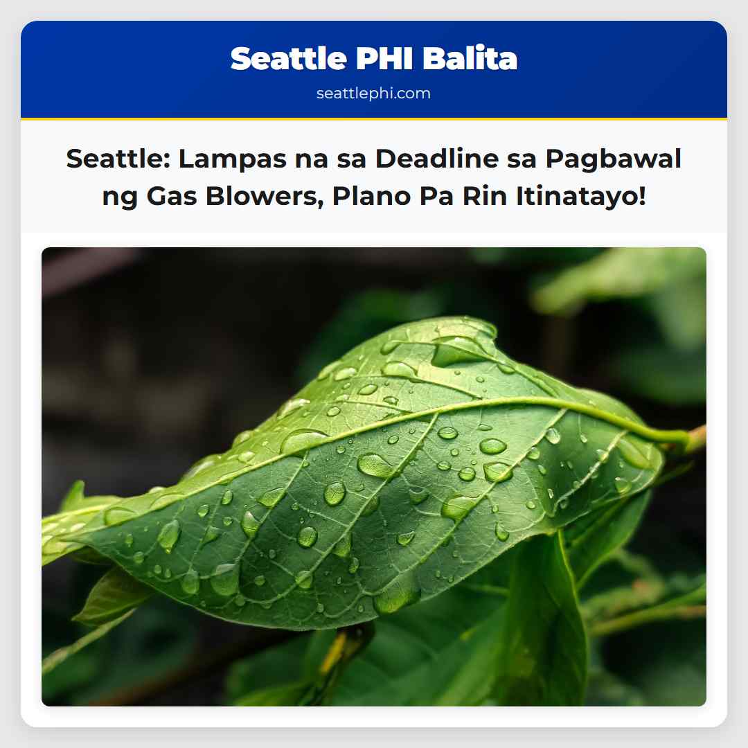 Seattle: Lampas na sa Deadline sa Pagbawal ng Gas