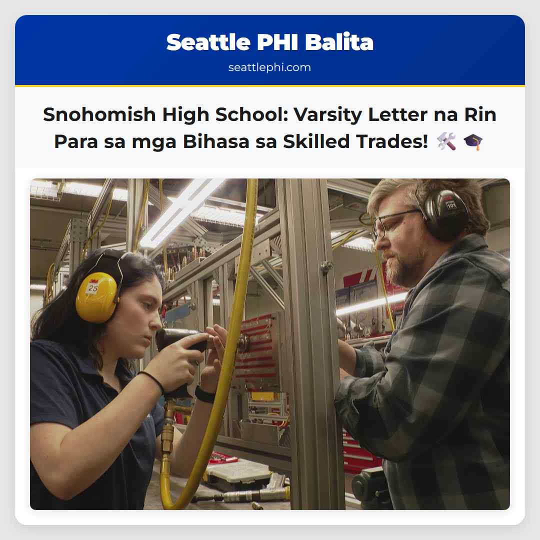 Snohomish High School: Varsity Letter na Rin Para