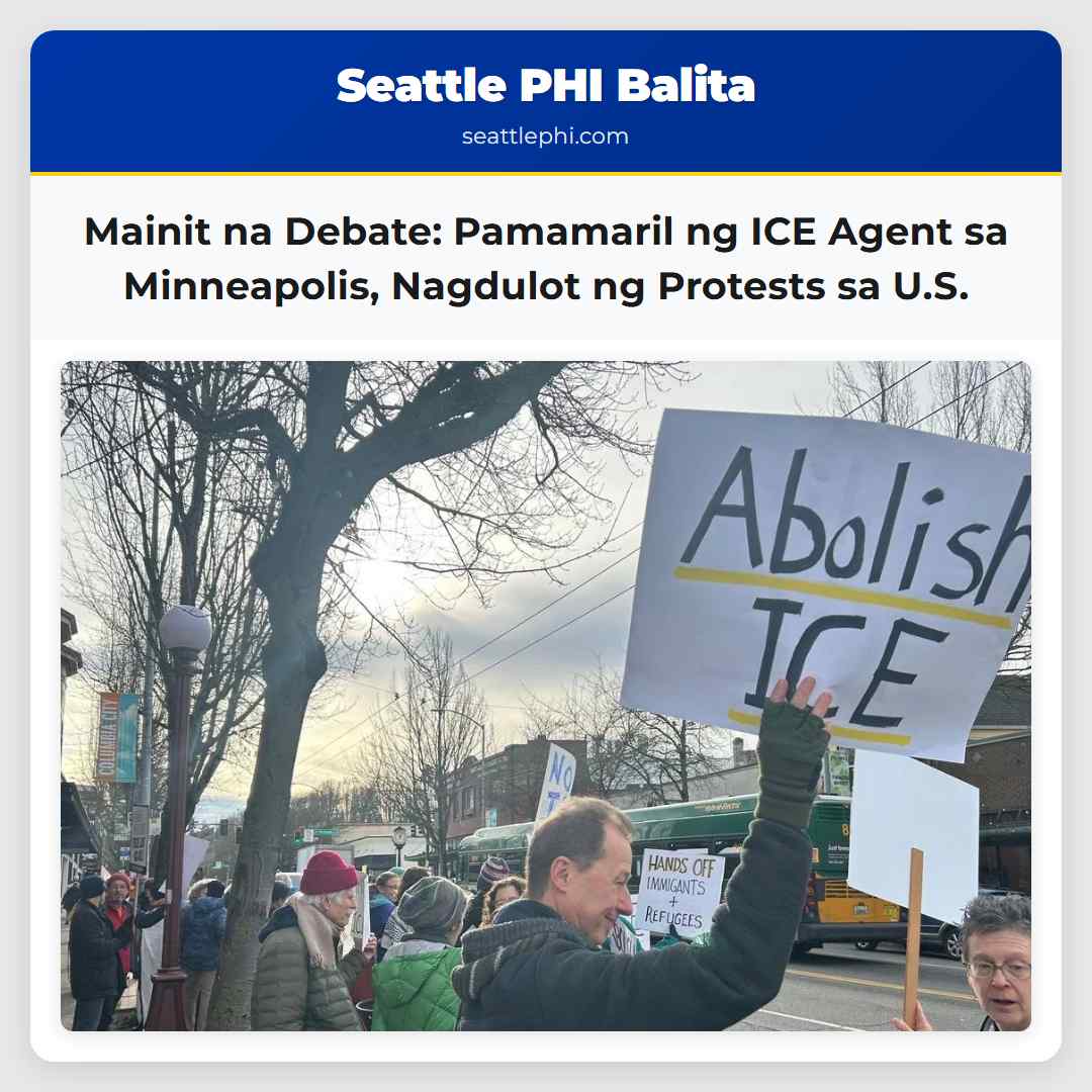Mainit na Debate: Pamamaril ng ICE Agent sa