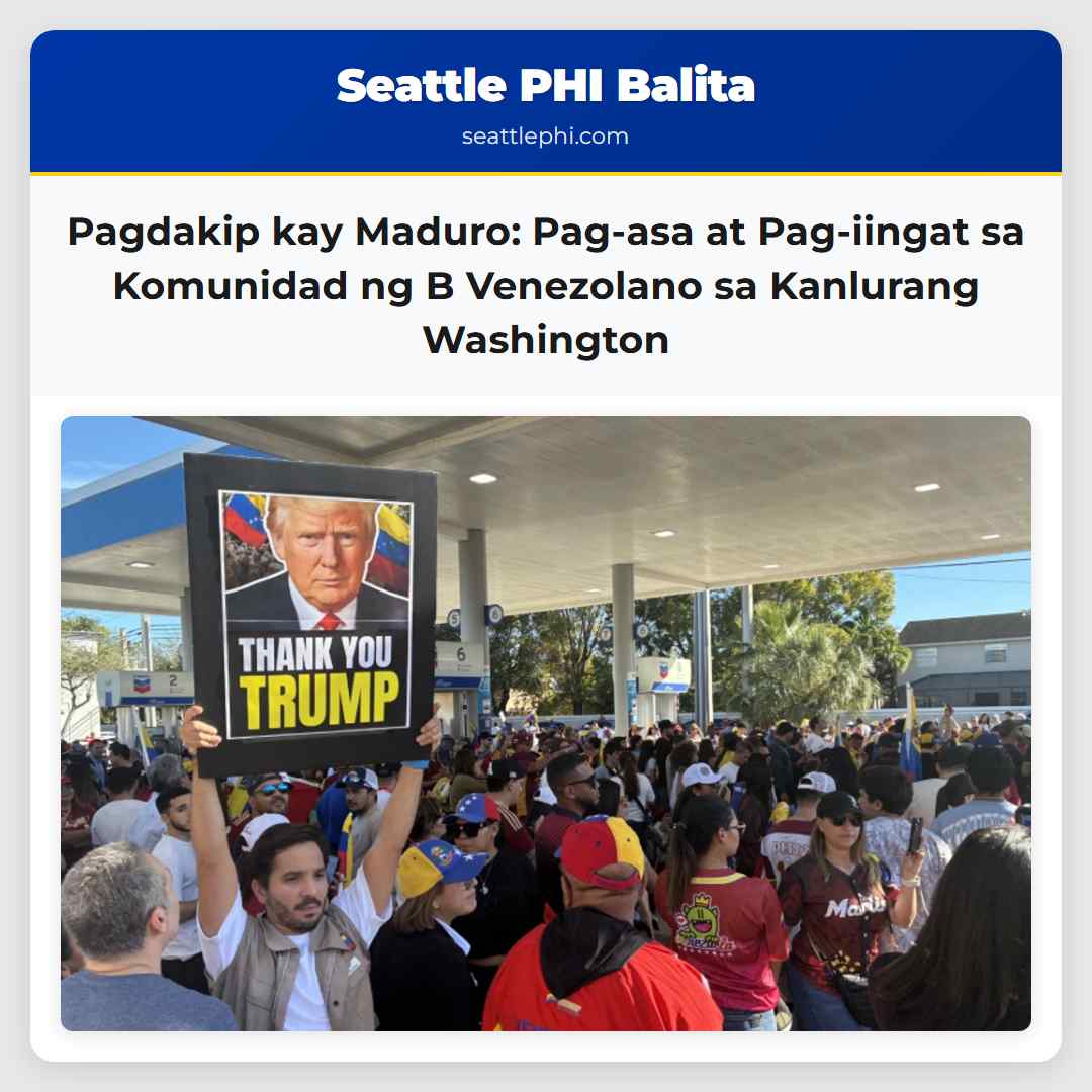 Pagdakip kay Maduro: Pag-asa at Pag-iingat sa