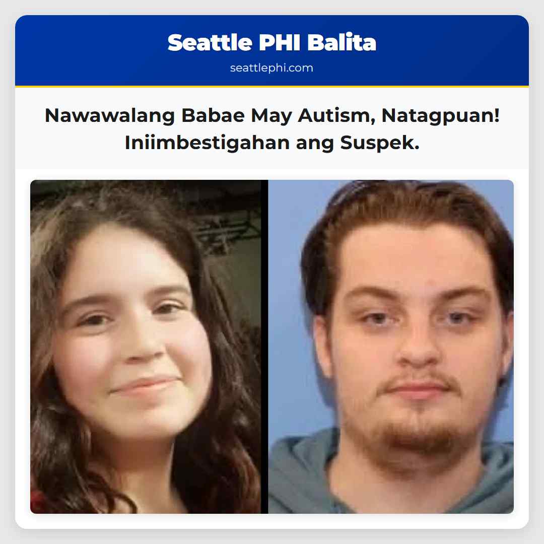 Babaeng May Autism na Nawawala Natagpuan Nang Ligtas Naaresto ang Isang Suspek sa Kriminal na Gawain