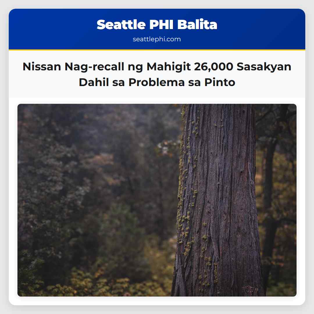 Nissan Nag-recall ng Mahigit 26,000 Sasakyan