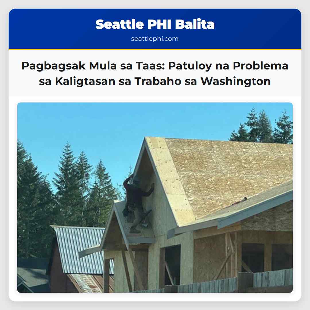Pagbagsak mula sa Mataas na Lugar Patuloy na Pangunahing Paglabag sa Kaligtasan sa Trabaho sa Washington