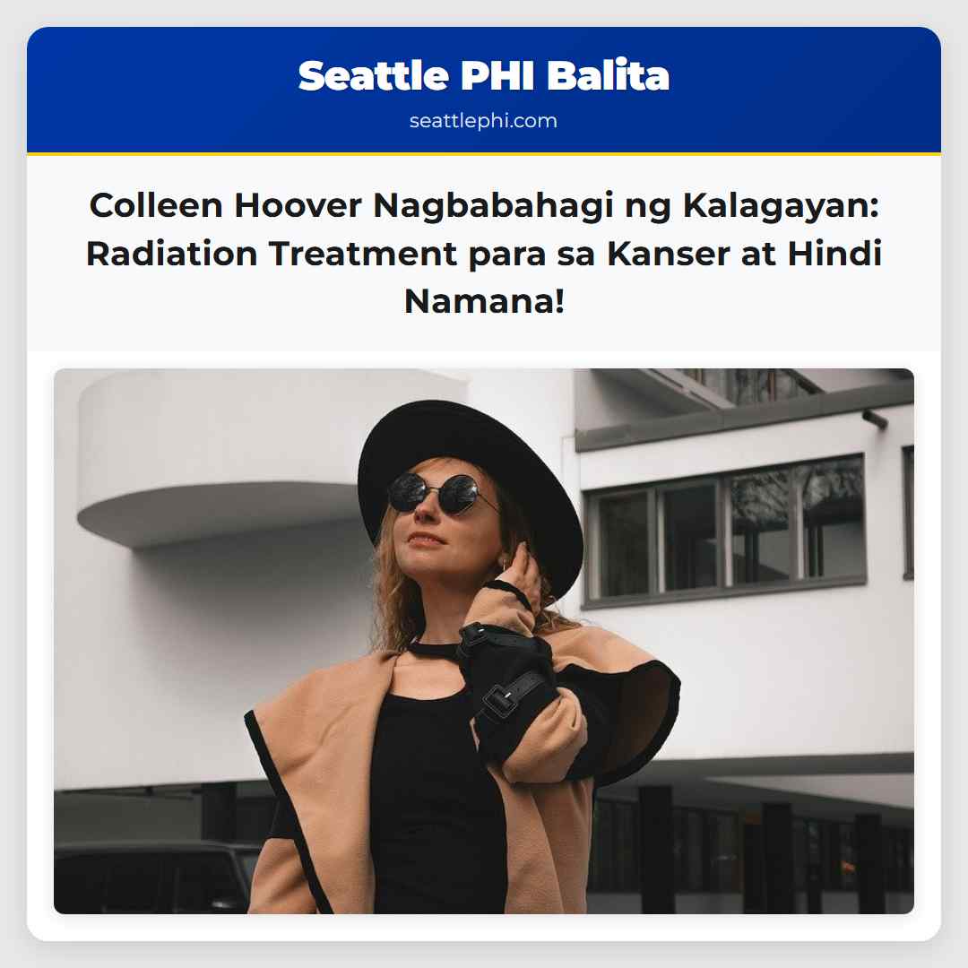 Colleen Hoover Nagbabahagi ng Kalagayan: