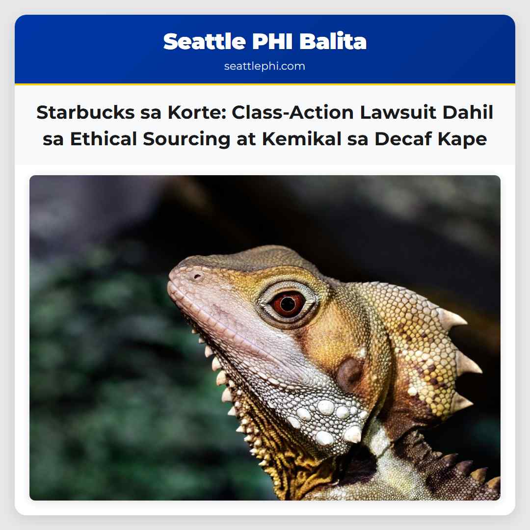 Starbucks sa Korte: Class-Action Lawsuit Dahil sa