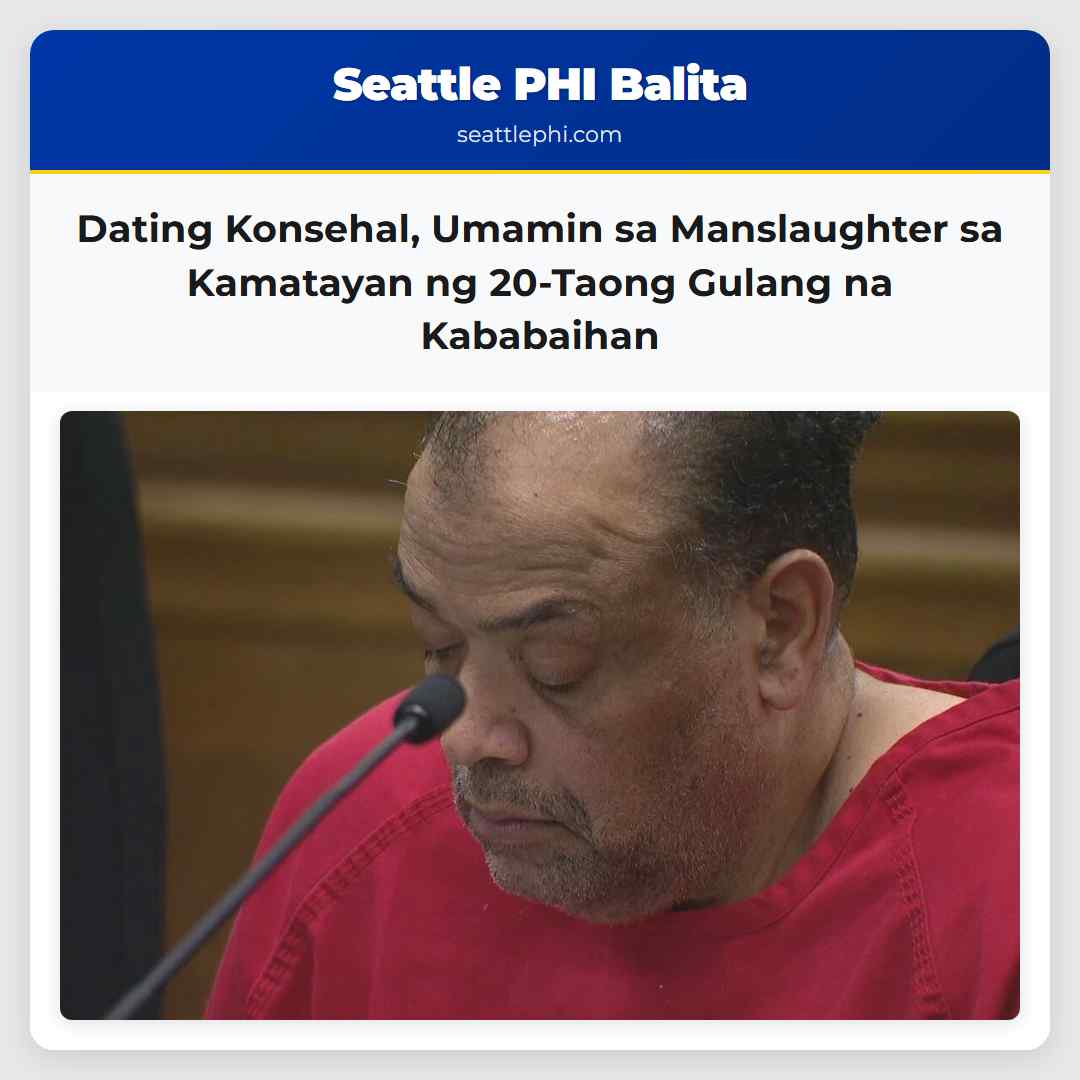 Dating Konsehal, Umamin sa Manslaughter sa