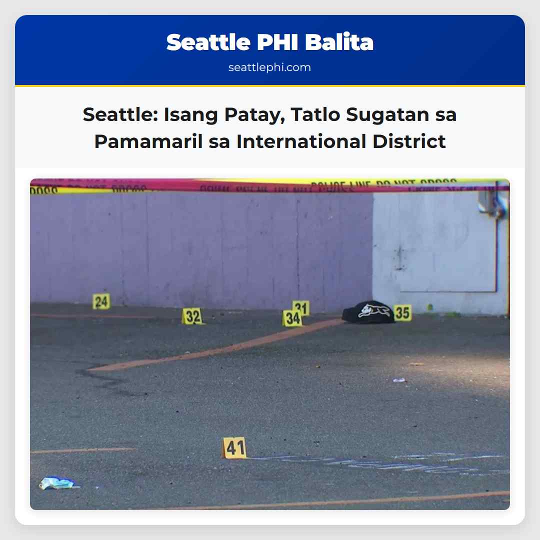 Seattle: Isang Patay, Tatlo Sugatan sa Pamamaril