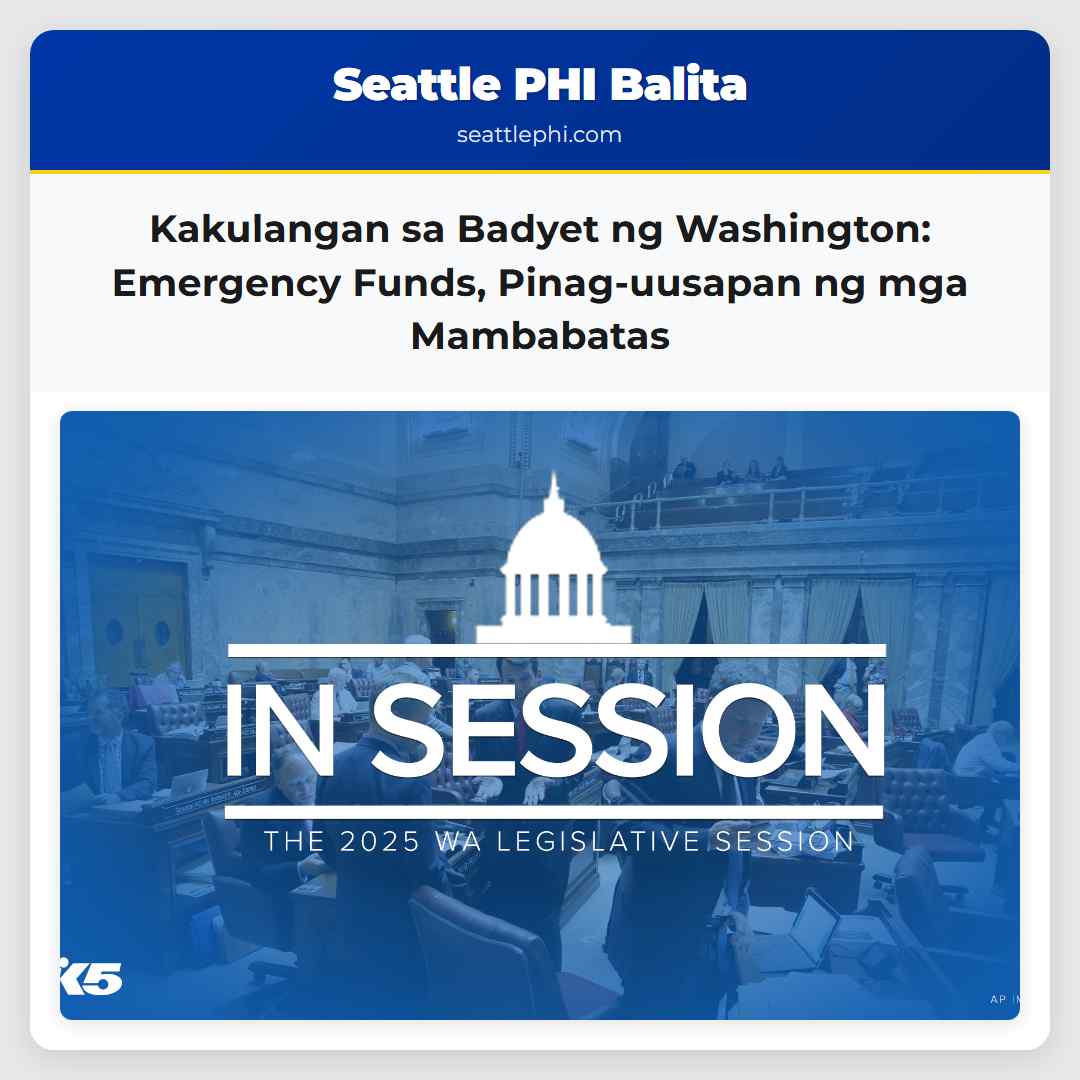 Tinitingnan ng mga Mambabatas sa Washington ang Paggamit ng Emergency Funds para Tugunan ang Kakulangan sa Badyet
