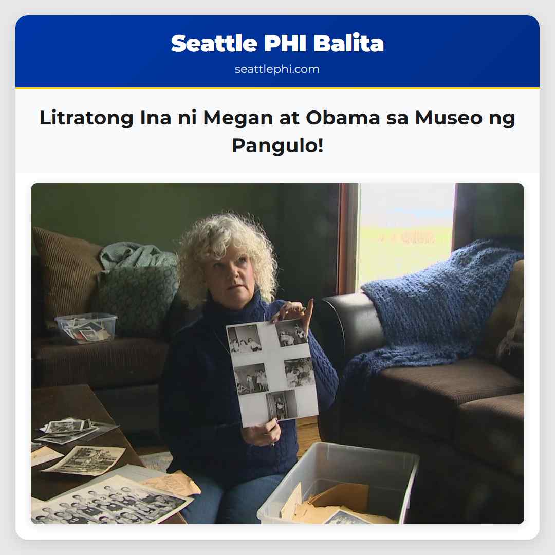 Litratong Ina ni Megan at Obama sa Museo ng